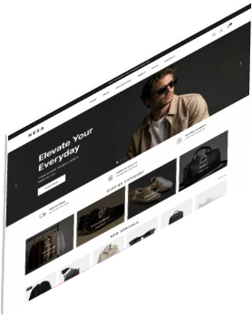 Merkwebsite ontwerp