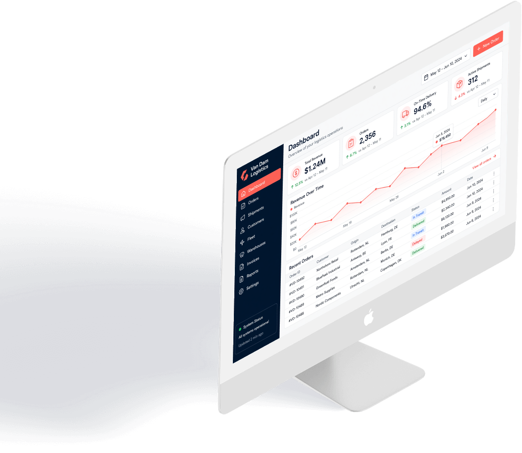 Laptop met een website ontworpen door Compo Solutions
